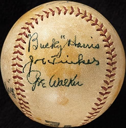 Joe Tinker Hall of Fame Multi potpisan bejzbol Chicago Cubs Dec. 1948 JSA COA - AUTOGREM BASEBALLS