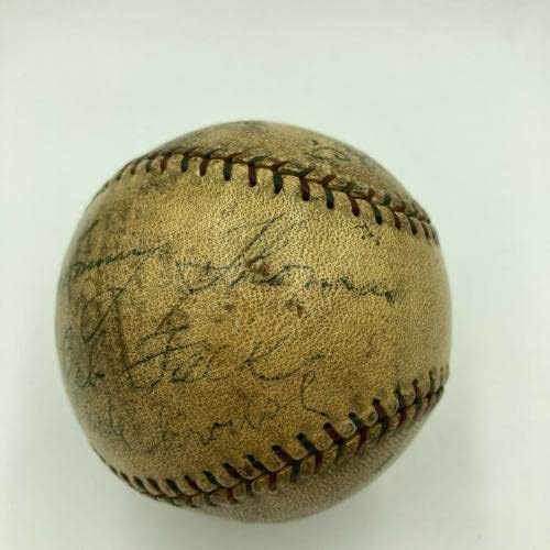 1927. Chicago Bijela potpisana igra Rabljeni bejzbol Bibb Falk Willie Kamm JSA COA - MLB autogradna igra Rabljene baseball