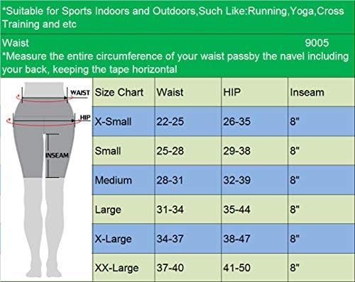 Neleus ženske vježbe kompresijom joge kratke hlače sa džepom