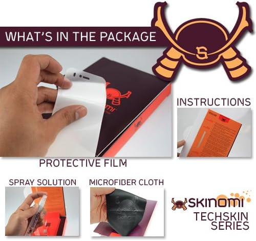 Skinomi zaštitnik ekrana kompatibilan sa Motorola Defy XT Clear TechSkin TPU Anti-Bubble HD filmom
