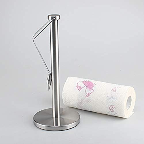 Xjjzs držač papirnih ubrusa-dozator držača kuhinjskog papira od nerđajućeg čelika laka suza jednom rukom