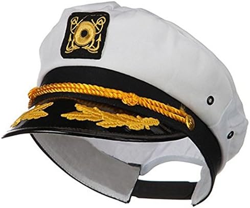 Captain Hat Yacht Cap Funny Coolie kapetan i prvi Mate Chevron može coolie colie snop chevron mornarice
