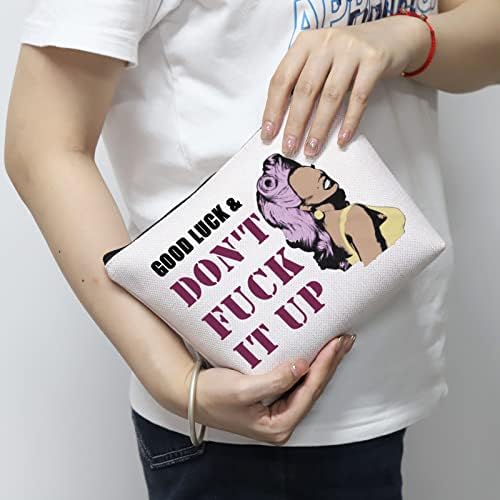 RuPaul Fan GiftDrag Race kozmetička torba Sretno & amp; Ne Fck it up torbica sa patentnim zatvaračem za Drag Queen fanove