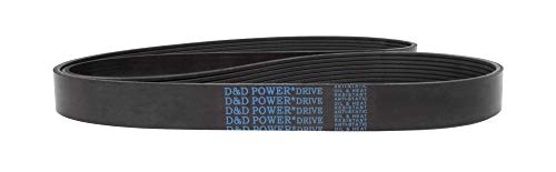 D & D Powerdrive 1245K29 Poly V pojas, 29, guma