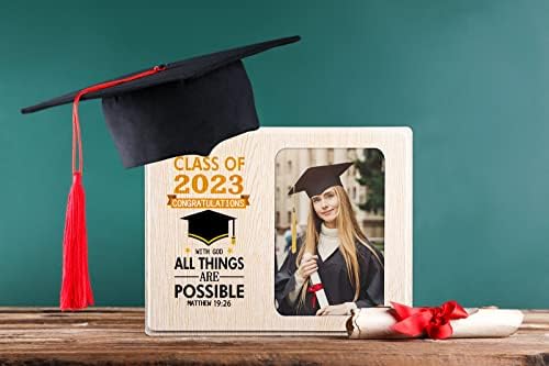 FLYAB inspirativni okvir za diplomske slike, drvena klasa okvira za slike 2023., motivacijski okvir za diplomske fotografije za nju,