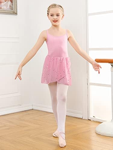 Vieille Toddler Girls Dance Leotards Hollow Back Ballet Leotard za djevojke Camisole Dance haljina sa tutu sukn 3-8t