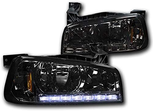 ZMAUTOPARTS LED DRL traka farovi farovi dim kompatibilni sa Dodge Chargerom 2006-2010