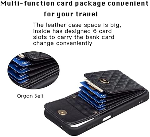 SUPWALL Crossbody torbica za novčanik Fit Za Samsung Galaxy A14 4G/5G | PU kožna torbica sa patentnim zatvaračem torbica Flip Cover