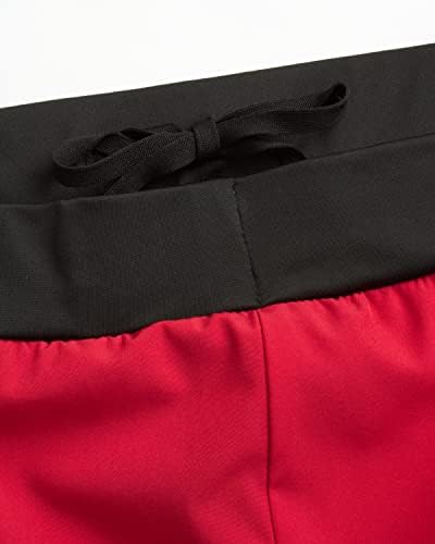 Muške atletske kratke hlače - 2 pakovanje multifunkcionalnih laganih tkanih kratkih hlača sa džepovima sa zatvaračem