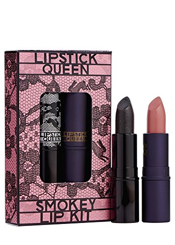 Ruž za usne Queen Smokey Lip ženski komplet od 2 komada sa crnom čipkom Zec i Mauve Sinner