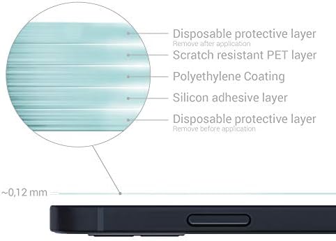 kwmobile Set od 3 štitnika za ekran kompatibilan sa Apple iPhone 12 Pro Max-zaštitnik ekrana kristalno čist paket ekrana za telefon