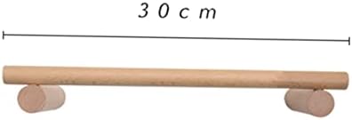 Alipis 2 kom vješalica kuhinjski papir Bar-zidni drveni držač zidni cm rupa zalihe montirano jednostavno tkivo za skladištenje stalak