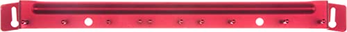SPARTA 4073505 Spectrum aluminijumski stalak za četke, 17 dugačak za skladištenje, 17 inča, crven