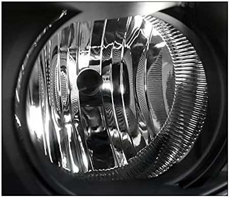 ZMAUTOPARTS projektor farovi Crni w / 6 bijeli LED DRL kompatibilni sa 2015-2019 Chevy Silverado 2500 HD / 3500 HD