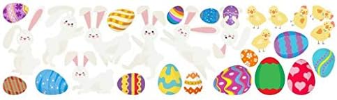 LMTIME Uskršnji pozdrav Zidna naljepnica Predivna uskršnja zeko jaja naljepnica za djecu za djecu za djecu Dekoracija za djecu bajke