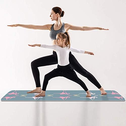 LEVEIS prostirka za jogu balerine baletne djevojke debele neklizajuće prostirke za vježbanje za kućne teretane