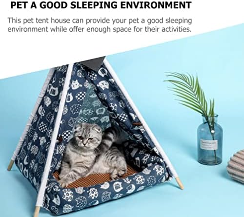 Ipetboom jastučići šator pupa šator kućnog ljubimca TENT ENDOROWORE PET TEEPEE prijenosni ljubimac mačka teepee visoke kuće za pranje