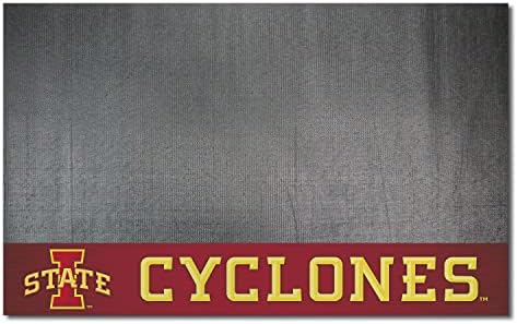 FANMATS 13321 Iowa State Cyclones Vinyl Grill Mat - 26in. x 42in. - Deck Patio zaštitni Mat / ulje, plamen, i UV otporan