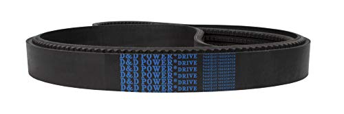 D & D PowerDrive BX158 / 03 Metrički standardni zamjenski remen, BX, troban, 161 dužina, guma