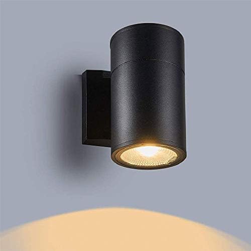 SXNBH LED vanjski cilindar gore ili dolje svjetlo, 3000k dnevno svjetlo, lagano učvršćenje za vrata, hodnik, vodootporan, bronza