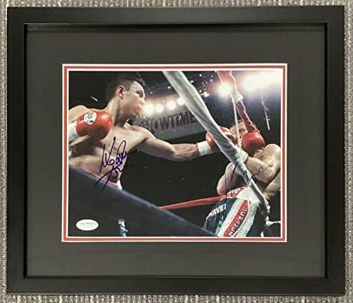 Julio Cesar Chavez potpisao je fotografiju 8x10 Boxing Kostya Tszyu Autograph Framed JSA - autogramirane boks fotografije