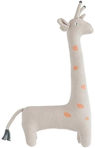 Kreativni pamučni pleteni pleteni pletiv u obliku žirarnog žirafa sa narančastim tačkicama