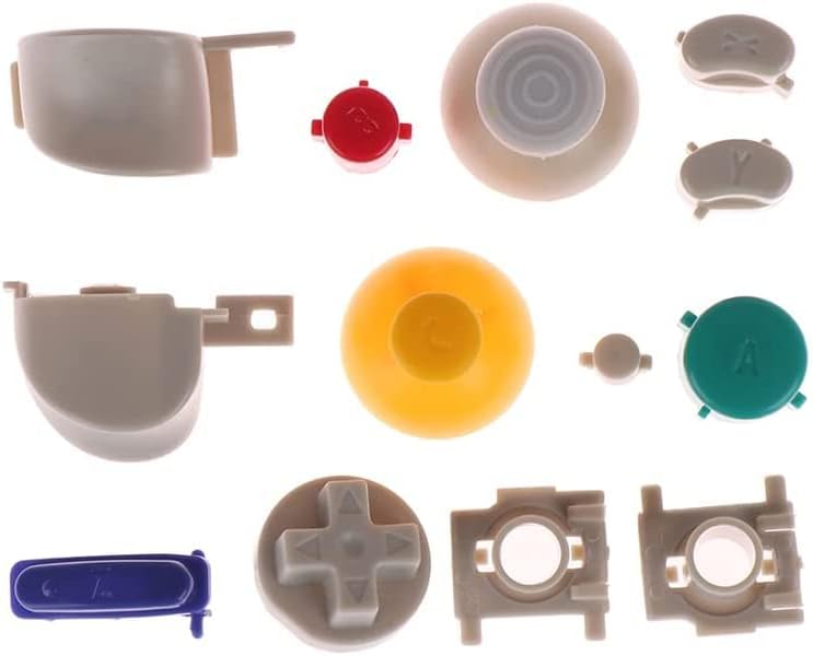 Colorful Full Set dugmad L R desno lijevo dugme okidač D-Pad ABXY Buttons Mod Kit Set za Gamecube NGC kontroler zamjena