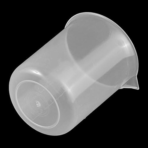 Bettomshin 2kom 150ml plastična mjerna čaša niskog oblika, Graduirane čaše višenamjenske čaše za miješanje prozirne za laboratorijske