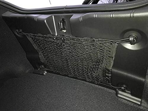 Car Trunk Everyte Style Cargo Net - napravljen i fit specifično vozilo za Chevrolet Camaro -2022 - Organizator skladištenja