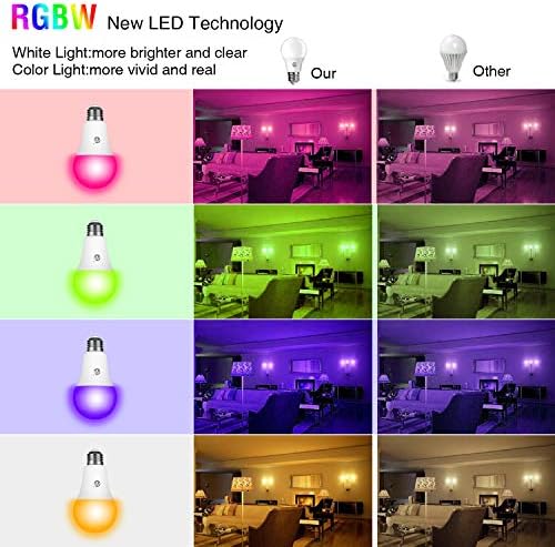 RGB LED sijalice koje mijenjaju boju sijalice Zatamnjive 10w E26 baza sa dnevnom bijelom i daljinskim upravljačem A19 sijalica od