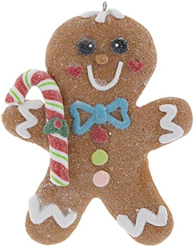 GLITTER Gingerbread Man Ornament Božićno ukrašavanje stabla 5 Dužina
