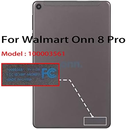 Koolbei futrola za tablet Walmart na 8 inča, otporan na otporan na otporan na tešku i udarnu otpornost na ugrađenu štandu, za Walmart Onn 8 Pro 8 inčni model tableta 100003561