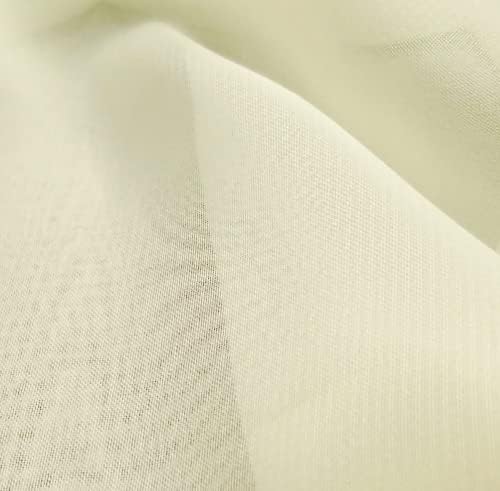 Pico Textiles Ivory Hi-Multi Šifon Tkanina - 5 Metara Vijak-Style # 44817