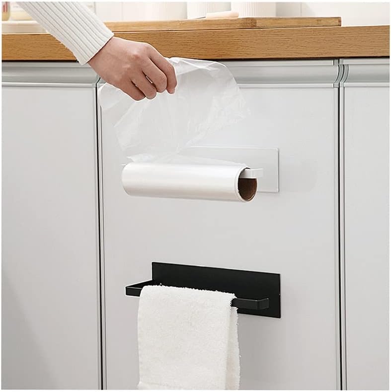 SLSFJLKJ držač papirnih ubrusa montiran Roll papirnati stalak za odlaganje krpe kuhinjska polica za peškire za kupatilo stalak za