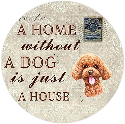 Smiješni metalni pas potpisuje dom bez psa nalazi se samo kućan vintage ljubimac za pse za pse metalni print kućni pas zidni ukrasi