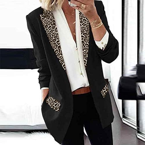 Blazer jakne za žene profesionalna odjeća otvorena prednja jakna ljetni trendi blazer