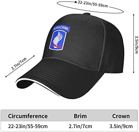 173rd Airborne Brigade Combat Team bejzbol kapa sendvič šešir podesiv Tata šešir za muškarce žene