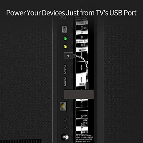 2-paket 1 stopa USB kabl za vatru Stick, kabl za napajanje za Streaming TV Stick, TV kabl za napajanje za Fire Stick