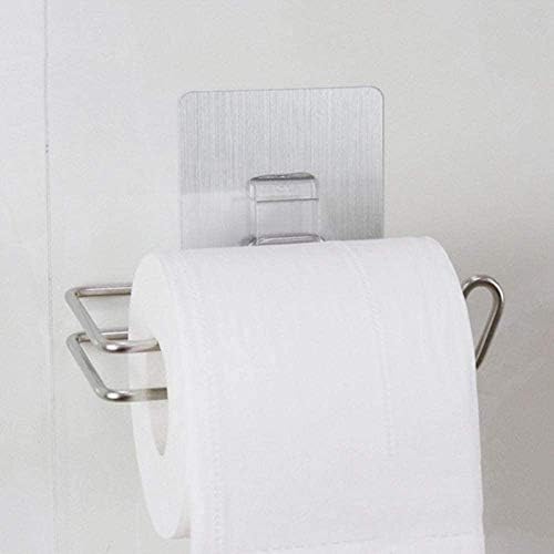 GENIGW držač ručnika za papir izrađen od nehrđajućeg čelika sa poliranim posrebrenim i dizajnom papirnog stalka za kupatilo