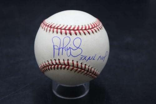 Albert Pujols potpisao je Rawlings Oml bejzbol autogram 3x NL MVP JSA LOA D5842 - AUTOGREM BASEBALLS