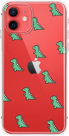 Fancycase iPhone 11 Case -Funny Dinosaur Dizajn Slatki crtani životinjski uzorak Fleksibilan TPU zaštitni jasan slučaj kompatibilan