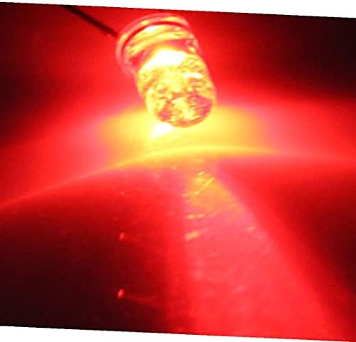 Nove LON0167 10kom 5mm gornje crvene žute diodne cijevi sa diodama (10kom 5 mm Gornja Rot Gelb Leuchtdiodenröhre LED Birnen