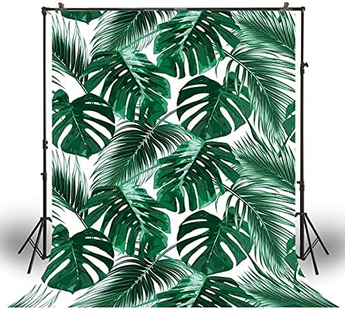 HUAYI 8x12ft tropska džungla Cover tamno zelena pozadina palminog lista za fotografiju dekoracija svadbenih zabava novorođena fotografija
