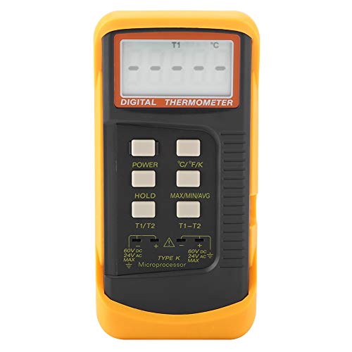Hyuduo dvokanalni K Tip 6802II Digitalni termoelement termometar mjerač Temperature -50 stepen-1300 stepen
