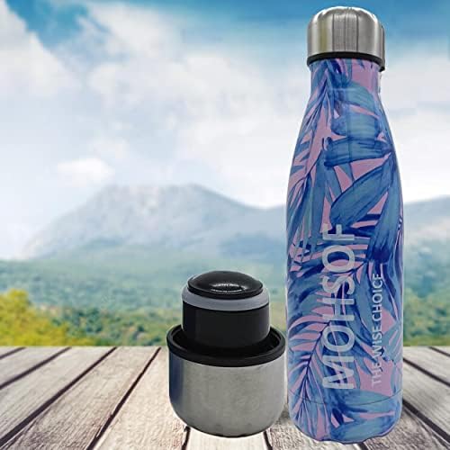 Mohsof plavi 500ml za nerđajuću čeličnu vodu za više od nehrđajućeg čelika | BPA s dvostrukim zidom BPA | Metalni sportski prevoz
