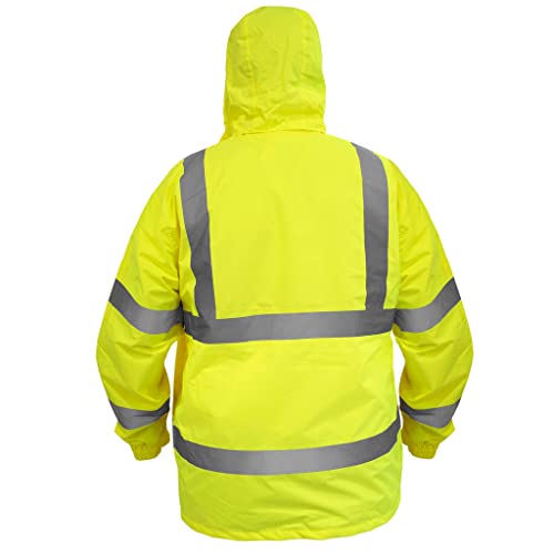 JORESTECH sigurnosna jakna za kišu visoka vidljivost žuta / Lime ANSI klasa 3 JK-03