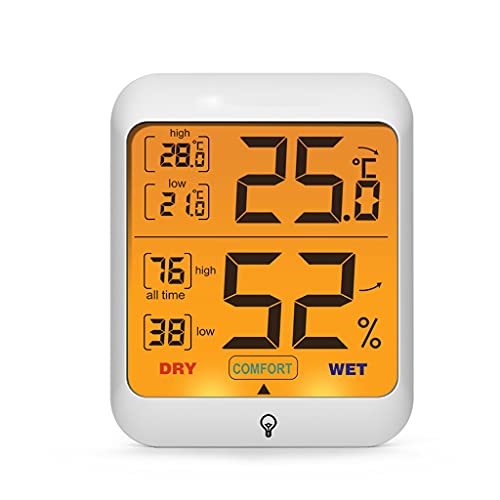 SDFGH digitalni termometar Higrometar pozadinsko osvjetljenje unutarnje prostorije termometar Temperatura i vlažnost monitora Vremenska