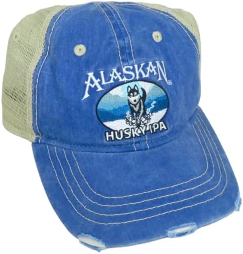 Arctic Circle enterprises Alaskan Brewing Husky IPA pas Vintage Distressed ball cap Hat