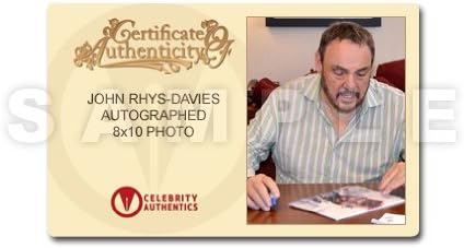 John Rhys-Davies potpisao 8x10 Indiana Jones & poslednji krstaški rat Sallah fotografija