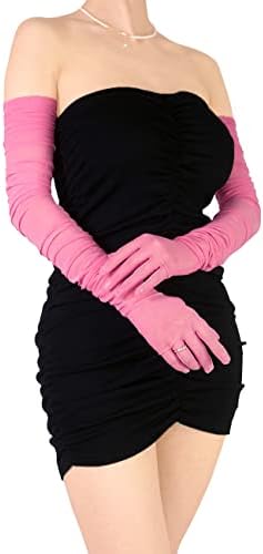 Ženske seksi čiste rukavice mrežasti til Super duge rukavice Opera za Noć vještica kostimirane rukavice za ples